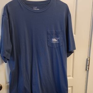 Vineyard Vines Blue Short Sleeve Tee Classic Casual Fit